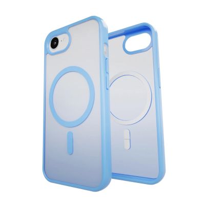 5. Etui silikonowe Puro Gradient MagSafe do iPhone 16e/17e - niebieskie