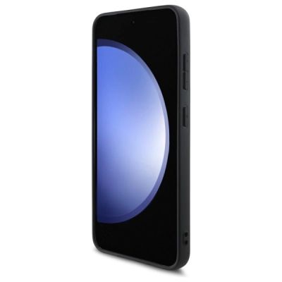 5. Guess GUHCS24FEG4GFBR S24 FE S721         brązowy/brown hardcase 4G Metal Gold Logo