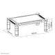 10. Neomounts NSMONITOR20 uchwyt / stojak do monitorów 81,3 cm (32") Czarny Biurko