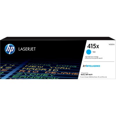 2. Toner HP niebieski HP 415X, HP415X=W2031X, 6000 str.