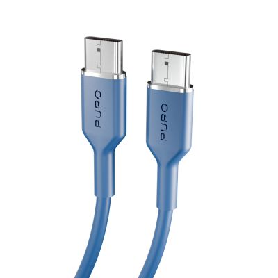 7. Kabel Puro ICON USB-C - USB-C 1,5m - niebieski