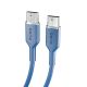 7. Kabel Puro ICON USB-C - USB-C 1,5m - niebieski
