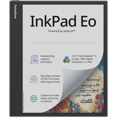 5. Ebook PocketBook InkPad Eo 10,3" E-Ink Kaleido 3 64GB WI-FI Mist Gray