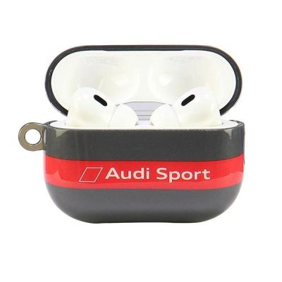 2. Etui Audi IML Sport na AirPods Pro 2 - szare