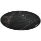 6. Arozzi Zona Round Floor Pad Czarny, Marmurowy kolor Mikrofibra, Guma