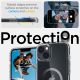 8. Etui Spigen Ultra Hybrid Mag z MagSafe na iPhone 14 Plus - przezroczysto-szare