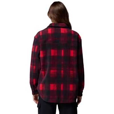 3. Columbia Benton Springs Fleece Shirt Jacket II 2085661613 Czerwone L