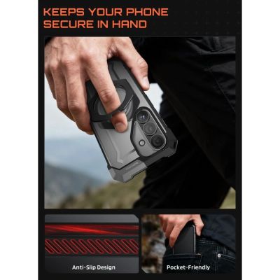 6. Etui Supcase UB Grip Mag MagSafe na Samsung Galaxy S26 - czarne