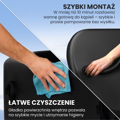 Extralink Ice Bath | Wanna do morsowania | 160x85x65cm