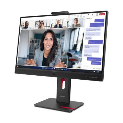 4. Lenovo ThinkVision T24-4v monitor komputerowy 60,5 cm (23.8") 1920 x 1080 px Full HD LCD Czarny