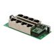 8. Extralink Gigabit PoE Injector 4 Portowy Aktywny, 4 porty Gigabit 802.3at/af, Mode A