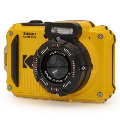 4. Kodak Pixpro WPZ2 Digitalkamera, wasserdicht bis 15m, sto?fest, gelb