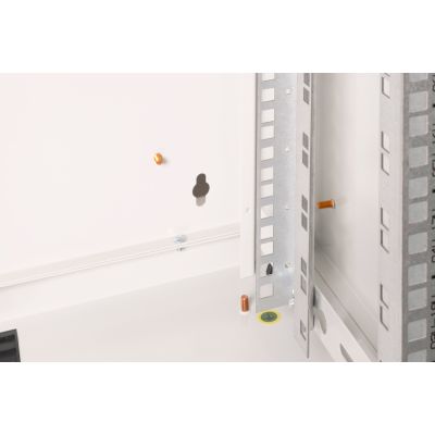8. Digitus Szafa sieciowa wisząca Unique 19" 20U rack 600x450, drzwi szyba, szary, niedzielona, złożona, 100kg