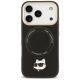 3. Etui Karl Lagerfeld Big Strap Choupette Metal Logo MagSafe na iPhone 17 Pro Max - czarne
