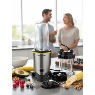 29. Blender sportowy Esperanza MASTER EKM028 (1000W; kolor czarno-srebrny)