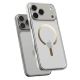 5. Etui Spigen Ultra Hybrid MagSafe na iPhone 17 Pro - przezroczysto-złote