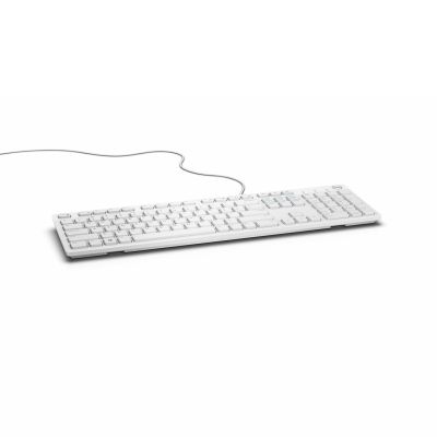 4. DELL Keyboard : US-Euro (Qwerty) Dell KB216 Quietkey USB, White
