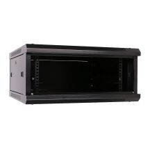 Extralink Szafa rack 4U 600x600 Czarna montowana na ścianie