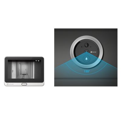 11. Wideodomofon EZVIZ DP2C 2MP 10,9 cm (4.3"), srebrny