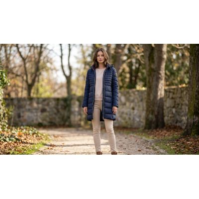 8. Parka damska Geographical Norway BEALIZE NAVY DB LADY  093 (WY4740F/GN-NAVY)