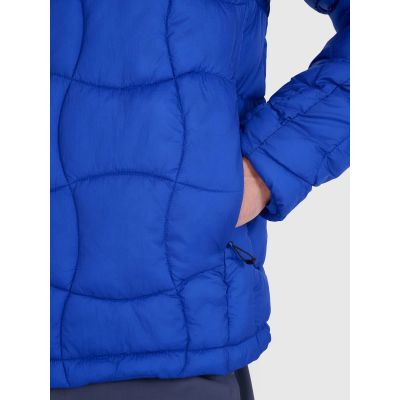 4. Kurtka puchowa trekkingowa z wypełnieniem Primaloft Silver męska 4F 4FWSS25TDJAM527-36S