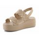 3. Sandały Crocs Brooklyn Woven Low Wedge W 209977-212