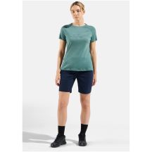 Koszulka z krótkim rękawem damska ODLO Ascent PW 130 Run. Bike. Hike. T-Shirt Crew Neck s/s niebieska
