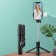 9. Selfie stick WR1YXS teleskopowy tripod 0.71m z okrągłą lampą - czarny
