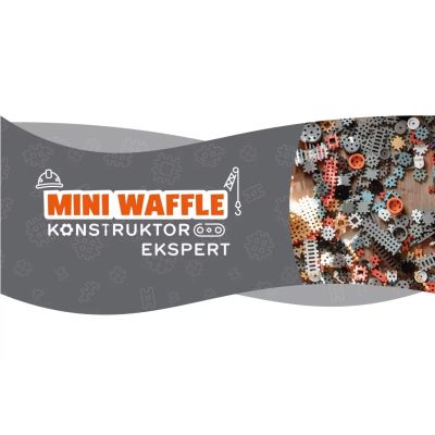6. MARIOINEX Klocki Mini Waffle Konstruktor Expert, 141 elementów