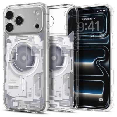 Etui Spigen Ultra Hybrid MagSafe Zero One na iPhone 18 Pro / 17 Pro - białe