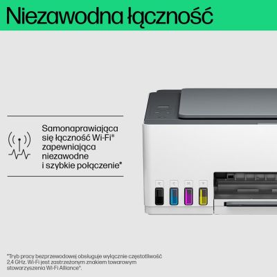 98. HP Smart Tank 580 Bezprzewodowe All-in-One W kolorze Drukarka, Kopiarka, skaner