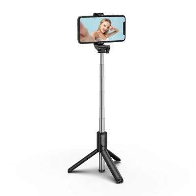 4. Wozinsky Selfie stick WHS1Y teleskopowy tripod 1m z uchwytem na telefon - czarny