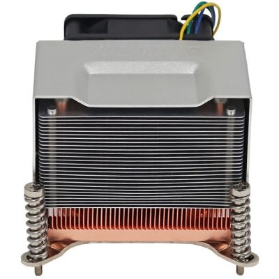 6. Inter-Tech Q-5 Procesor Radiator 6 cm Czarny, Srebrny 1 szt.