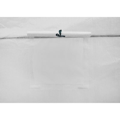 8. SZKLARNIA TUNEL OGRODOWY 200x200x200CM PE KONSTRUKCJA STAL BIAŁA