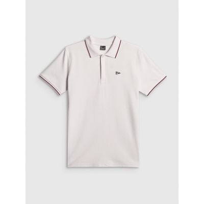 5. Koszulka polo regular męska 4F 4FRSS26TPTSM0897-10S