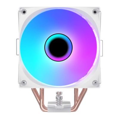6. RAMPAGE CHŁODZENIE PROCESORA OCTAGON B70 120MM ARGB WYŚWIETLACZ TEMPERATURY WHITE
