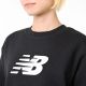 4. Bluza New Balance Sport Fleece Logo Crew Bk W WT43526BK