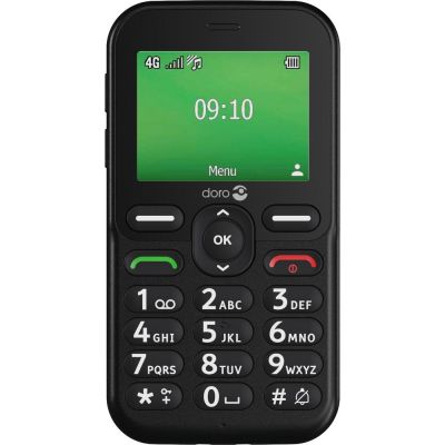 3. Doro Leva E10 6,1 cm (2.4") 118,9 g Czarny Telefon dla seniora
