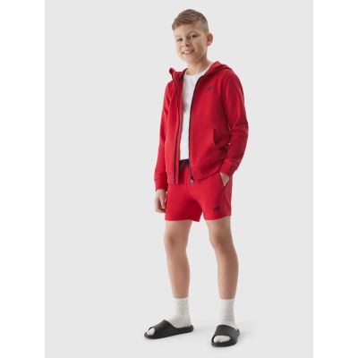 3. Bluza dresowa z kapturem na zamek chłopięca 4F Junior