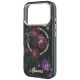 6. Etui Guess IML Glitter Blossom Roses MagSafe na iPhone 18 Pro Max / 17 Pro Max - czarne