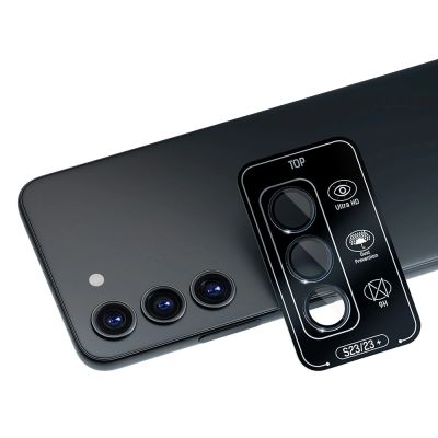 4. Osłona aparatu 3mk Lens Protection Pro na Samsung Galaxy S24+ - czarna