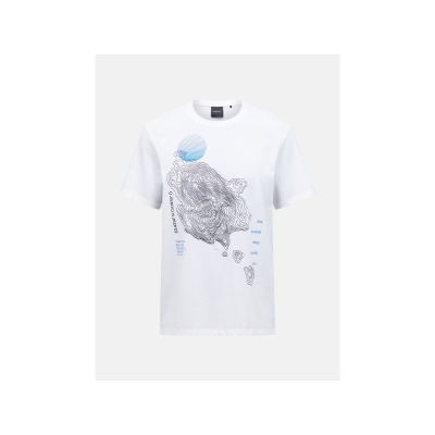 Koszulka PEAK PERFORMANCE Explore Graphic Tee Men biały