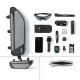 7. Torba pod ramę 2L Rockbros TL003 ROAD TO SKY wodoodporna – szara