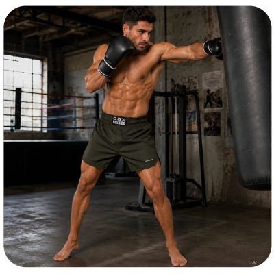 6. Spodenki Shorty MMA ARMY GREEN COMBATWEAR V1 | DBX Bushido