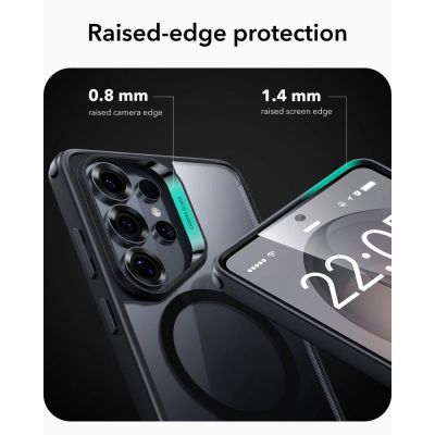 3. Etui ESR Classic Hybrid MagSafe na Samsung Galaxy S26 Ultra - przezroczysto-czarne