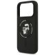 6. Etui Karl Lagerfeld Silicone Karl&Choupette Ring MagSafe na iPhone 18 Pro Max / 17 Pro Max - czarne