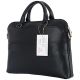 4. Torba Guess Grained Zipper Pocket Triangle Logo na laptopa 15" - czarna