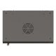 10. Szafa instalacyjna rack wisząca 19" 6U 540x350 czarna drzwi przeszklone LANBERG (Flat Pack)