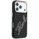 4. Etui Karl Lagerfeld Smooth Big Resin Signature Logo na iPhone 18 Pro / 17 Pro - czarne