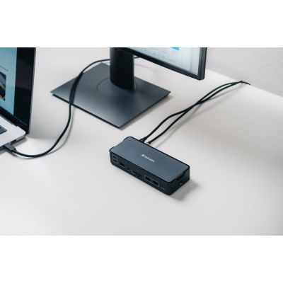 12. Verbatim CDS-15 Przewodowa USB 3.2 Gen 1 (3.1 Gen 1) Type-C Czarny, Szary